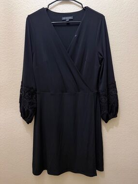 INC International Concepts | Dresses | Inc International Concepts Black And  Gold Long Sleeve Dress | Poshmark
